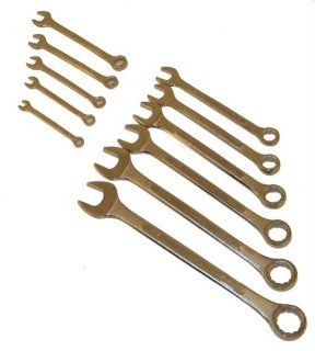 Olympia Tools 04 813 11 Pieces Combination Wrench Set (Metric), Raised Panel    