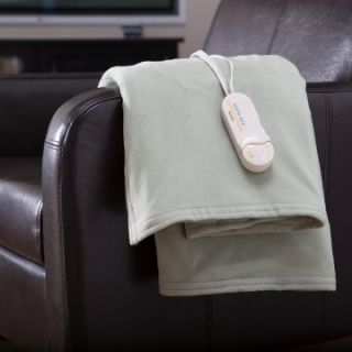 Biddeford Blankets Comfort Knit Electric Heated Throw Blanket   Blankets