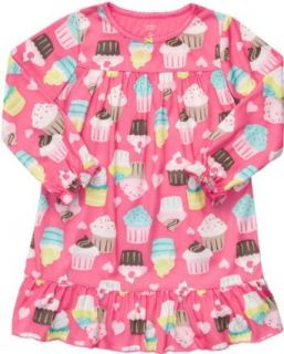 Carter's Toddler Poly Nightgown   Cupcakes 3T Clothing