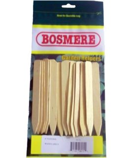 Bosmere 6 in. Wood Plant Labels   Pack of 25   Garden Tools and Supplies