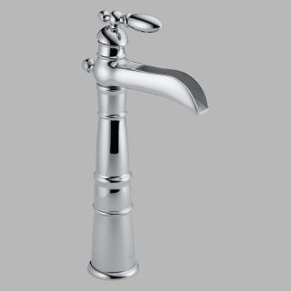 Delta Victorian 754LF Single Handle Centerset Bathroom Sink Faucet with Riser   Bathroom Sink Faucets