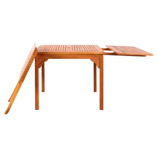 Well Rectangular Expandable Dining Table   35 x 71 in.   Patio Tables