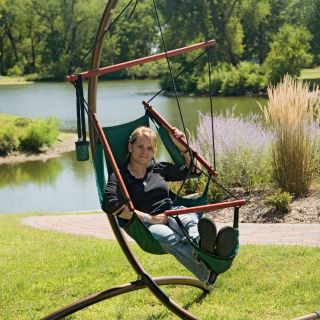 The Ultimate Hanging Air Chair and Stand Set   Hammock Chairs & Swings