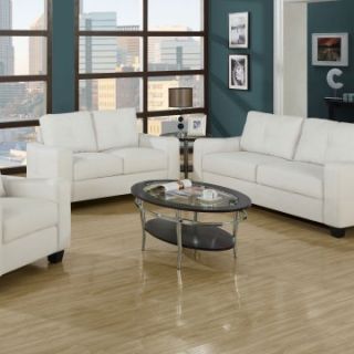Page Leather Sofa with Loveseat and Chair   Sofa Sets