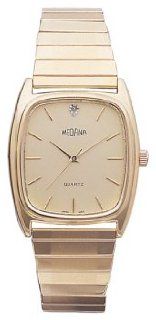 Medana Men's Diamond Dial Series Gold Tone Expansion Band Watch # 790 Watches