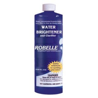 Robelle Water Brightener and Clarifier   1 qt   Swimming Pools & Supplies