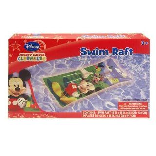 Inflatable Raft   Disney   Mickey Mouse (19" x 48) (Swimming Toys) Toys & Games