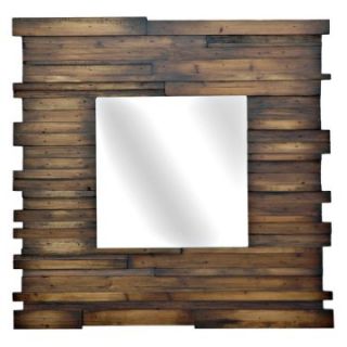Flagstaff Square Wood Mirror   36.5W x 36.5H in.   Wall Mirrors