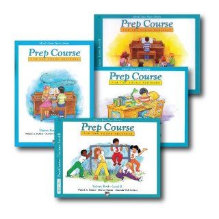 Alfred's Basic Piano Prep Course Level B   Four Book Set   Includes Lesson, Theory, Technic, and Notespeller books Musical Instruments