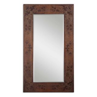 Alexia Embossed Wall / Leaning Floor Mirror   40W x 70H in.   Wall Mirrors