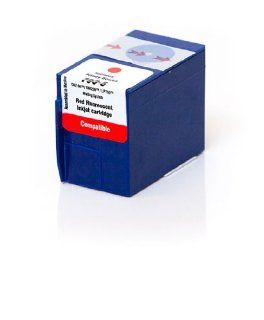 Compatible Ink Cartridge (Non OEM) for use in Pitney Bowes Fluorescent Red 793 5 for Dm100i , Dm200l , P700, Secap Dp100 Series
