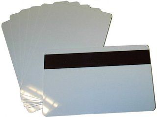 Ultra Electronics Magicard M9006 794 500 Plain White Magnetic Stripe PVC Card  Printer Accessories  Electronics