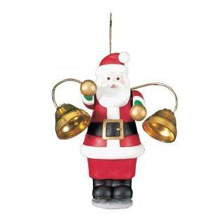 Mr. Christmas "Santa's Marching Band"  5 Figures Strike 10 Tuned Bells + Play 15 Christmas Songs  Holiday Figurines  