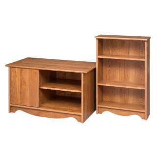 Homestyles Entertainment Stand with Bookcase   TV Stands