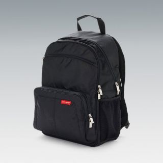 Skip Hop Via Backpack Diaper Bag   Black   Designer Diaper Bags