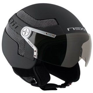Nexx X60 Air Open Face Helmet (Black Soft, Large) Automotive