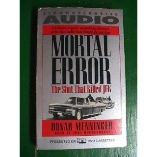 Mortal Error Bonar Menninger 9780671793050 Books