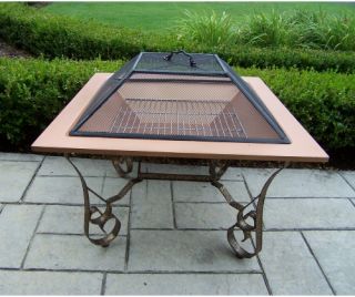 Oakland Living Victorian 33 inch Steel Fire Pit   Fire Pits