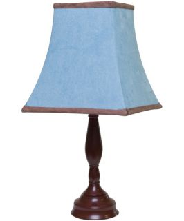 Chocolate Blue Lamp Shade   Nursery Decor