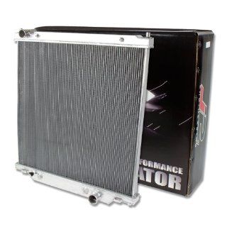 DNA, J2 011, J2 ENGINEERING ALUMINUM FULLY POLISHED 2 ROWS RACING/COOLING RADIATOR F250 6.0L Automotive
