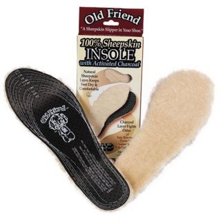 Old Friend Sheepskin/Charcoal Inserts   Mens Slippers