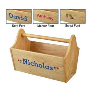 KidKraft Personalized Natural Toy Caddy   Toy Storage