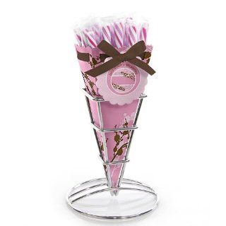 Baby Cherry Blossom   Baby Shower Candy Bouquet with Sticklettes Health & Personal Care