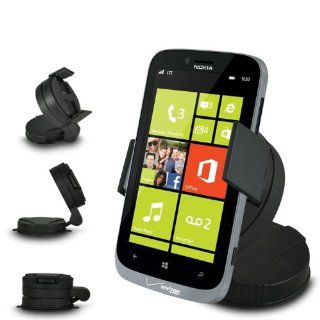 Fone Case Nokia Lumia 822 In Car Mini 360 Rotating Windscreen Cradle Mount Mobile Phone Holder Cell Phones & Accessories