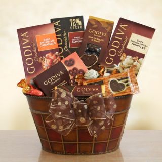 Godiva Dark Chocolate Decadence Gift Basket   Holiday Gift Baskets