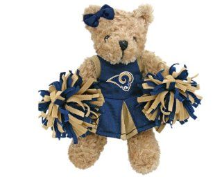 NFL St. Louis Rams Cheerleader Bear  Sports Fan Toy Figures  Sports & Outdoors