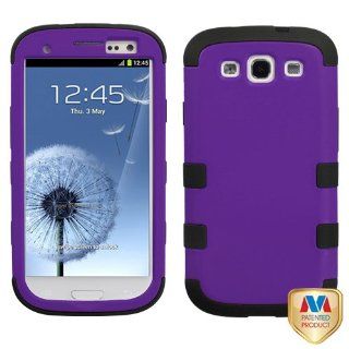 MYBAT SAMSIIIHPCTUFFSO012NP Premium TUFF Case for Samsung Galaxy S3   1 Pack   Retail Packaging   Grape/Black Cell Phones & Accessories