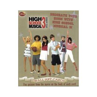 High School Musical 3  Senior Year  WALL ART CARDS  Decorate Your Room with High School Musical 3 Fun quizzes from the movie on the back of each card   Prints
