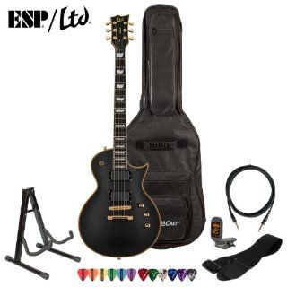ESP LTD EC 1000VB Electric Guitar Kit   Includes 10 Feet Cable, Strap, Stand, Tuner, ChromaCast Pick Sampler and Gig Bag Musical Instruments