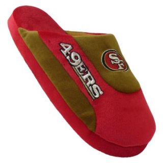 Comfy Feet NFL Low Pro Stripe Slippers   San Francisco 49ers   Mens Slippers