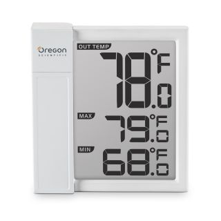 Oregon Scientific Thermometer Clock with Wired Probe   Thermometers