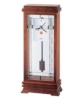 Frank Lloyd Wright Collection   Willits Mantel Clock by Bulova   Mantel Clocks