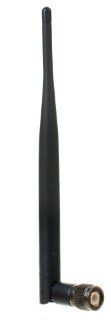 AIR802 Dipole   Rubber Duck Antenna for 824 to 960 and 1710 to 2170 MHz with 3 dBi Gain for Cellular TNC Connector Electronics