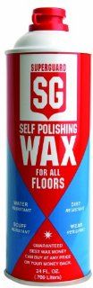 Safeguard 801 Industrial Strength Self Polishing Wax for All Floors, 24 Fluid Ounce   Floor Cleaners