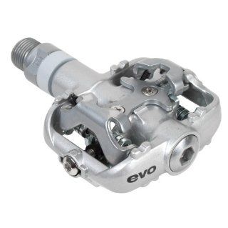 Evo 801 Clipless Pedals   Silver  Bike Pedals  Sports & Outdoors