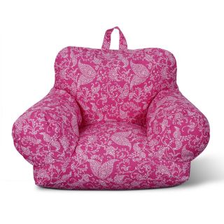 Fun Factory Junior Arm Chair   Pink Paisley   Bean Bags