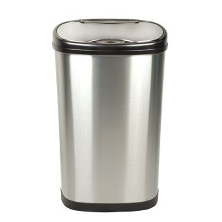 Nine Stars 13.2 and 3.2 Gallon Combo Stainless Steel Sensor Trashcans   Kitchen Trash Cans