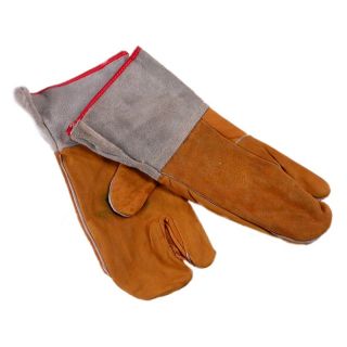 Jemcor Gauntlet Leather 1 Finger Mitt Lined   Size X Large   Winter Gloves