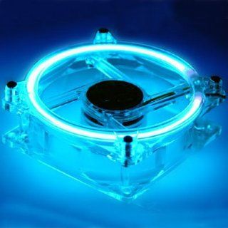 Logisys CCF80BL Blue LED 80mm Bearing Case Fan with 4 Pin Connector Computers & Accessories