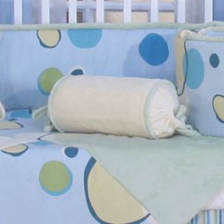 Brandee Danielle Bubbles Blue Yellow Bolster Decorative Pillow   Nursery Decor