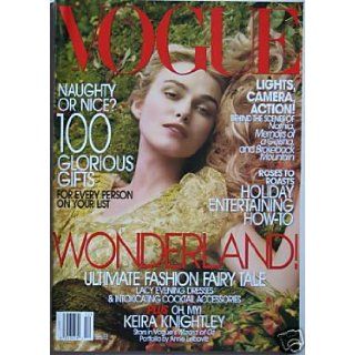 Vogue December 2005 Kate Winslet;Keira Knightley in Wizard of Oz Portfolio by Annie Leibovitz Vogue Books