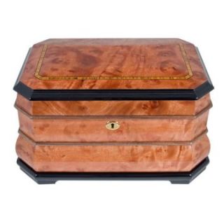 Gerona Wooden Jewelry Chest   Womens Jewelry Boxes