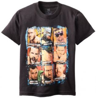 WWE Boys 8 20 9 Faces Tee Fashion T Shirts Clothing