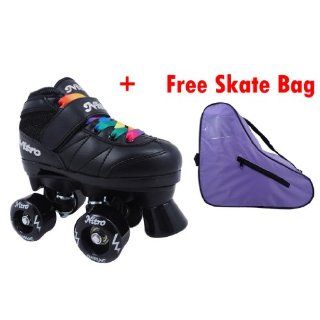 Epic Nitro Rainbow Kids Beginner Quad Indoor/Outdoor Roller Skates with Epic Roller Skate Bag  Childrens Roller Skates  Sports & Outdoors