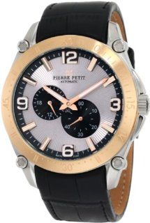 Pierre Petit Men's P 804B Serie Le Mans Automatic Rose Gold PVD Genuine Leather Watch at  Men's Watch store.