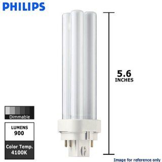 Philips Lighting 38325 7   PL C 13W/827/4P/ALTO   13 Watt CFL Light Bulb   Compact Fluorescent   4 Pin G24q 1 Base   2700K      